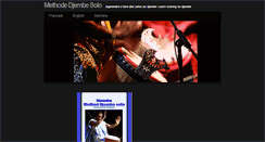 Desktop Screenshot of djembe-solo.ca